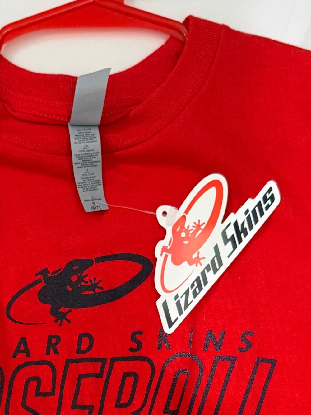 Red Baseball Short-Sleeve Tee for Kids